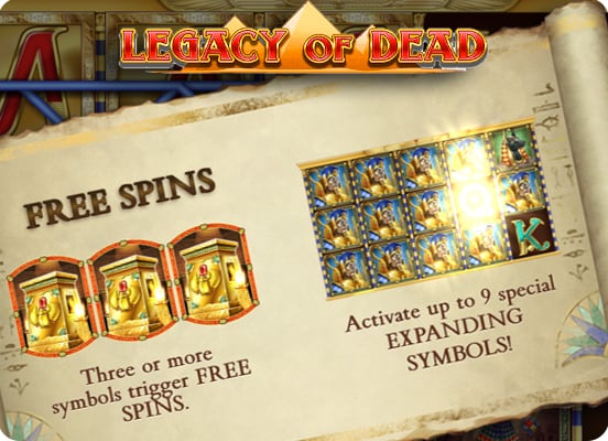 Legacy Of Dead Free Spins