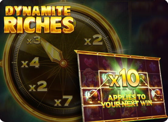 dynamite riches gold spins